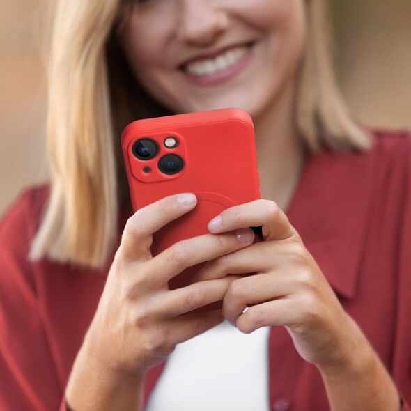 OEM Futerał SILICONE MAG COVER kompatybilny z MagSafe do IPHONE 11 Pro czerwony 13843681 5903396162367