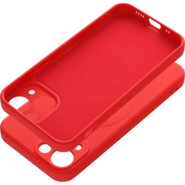 OEM Futerał SILICONE MAG COVER kompatybilny z MagSafe do IPHONE 13 Mini czerwony 13843690 5903396162527
