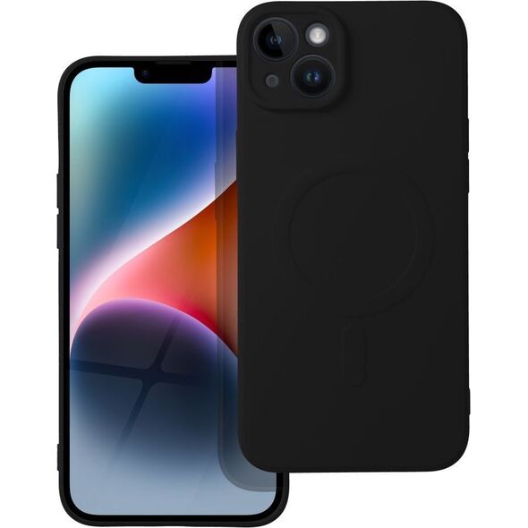 OEM Futerał SILICONE MAG COVER kompatybilny z MagSafe do IPHONE 14 Plus czarny 13843851 5903396179174