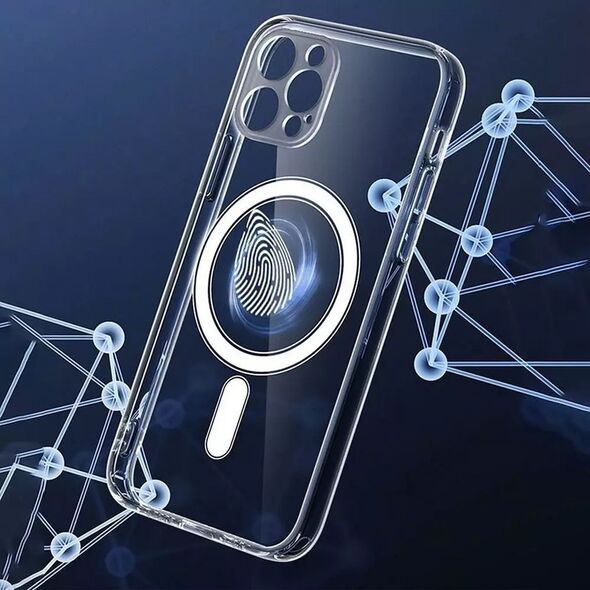 OEM Futerał CLEAR MAG COVER z ochroną aparatu kompatybilny z MagSafe do IPHONE 14 Pro Max transparentny 13843903 5903396185625