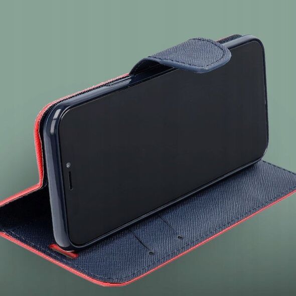 OEM Kabura FANCY Book do SAMSUNG A14 4G / A14 5G czerwono granatowy 13843967 5903396194306