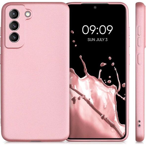 OEM Futerał METALLIC do SAMSUNG A14 5G / A14 4G różowy 13843987 5903396195136
