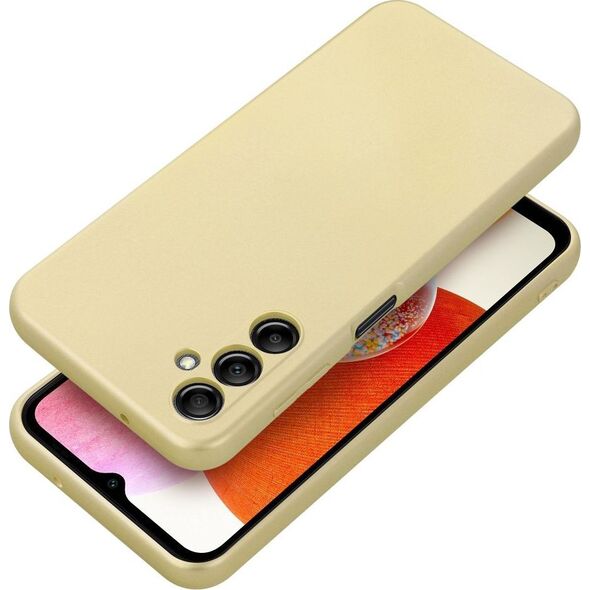 OEM Futerał METALLIC do SAMSUNG A14 5G / A14 4G złoty 13843996 5903396195143
