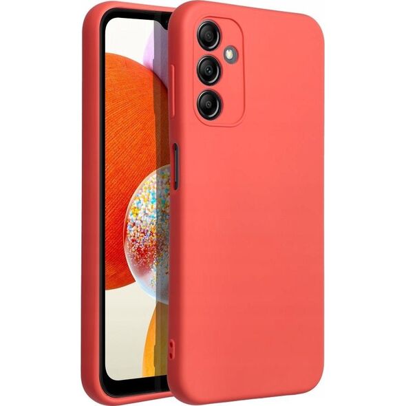 OEM Futerał SILICONE do SAMSUNG A14 5G / A14 4G brzoskwiniowy 13844045 5903396197093