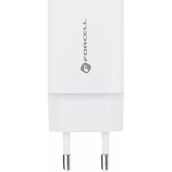Ładowarka ForCell FORCELL F-ENERGY TFK-TC-30WPD ładowarka sieciowa Typ C + USB A PD QC4.0 3A 30W biała 13844053 5903396198052