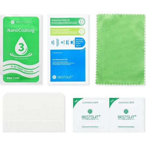 Bestsuit Szkło hybrydowe Bestsuit Flexible 5D Full Glue do Xiaomi 13 Pro czarny (Hot Bending) 13844057 5903396197987