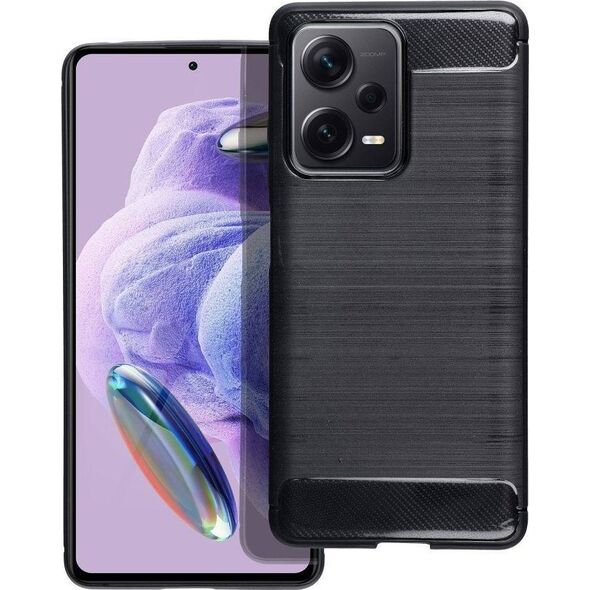 OEM Futerał CARBON do XIAOMI Redmi Note 12 Pro Plus czarny 13844119 5903396201462