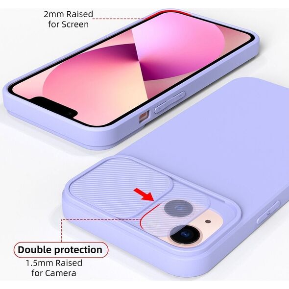 OEM Futerał SLIDE do XIAOMI Redmi 12C lawendowy 13844193 5903396207341