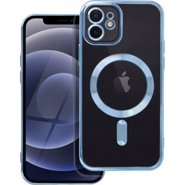OEM Futerał ELECTRO MAG COVER kompatybilny z MagSafe do IPHONE 12 niebieski 13844208 5903396208706