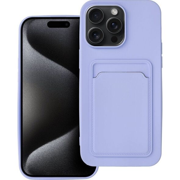 OEM Futerał CARD CASE do IPHONE 15 Pro Max fioletowy 13844282 5903396211898