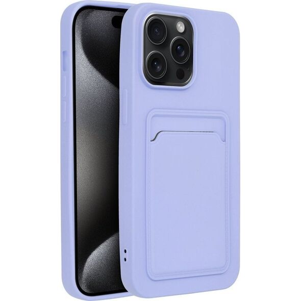 OEM Futerał CARD CASE do IPHONE 15 Pro Max fioletowy 13844282 5903396211898