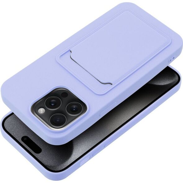 OEM Futerał CARD CASE do IPHONE 15 Pro Max fioletowy 13844282 5903396211898