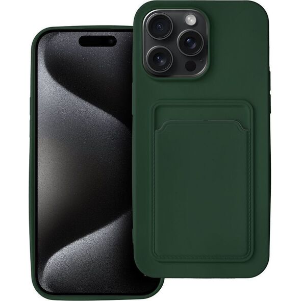 OEM Futerał CARD CASE do IPHONE 15 Pro Max zielony 13844283 5903396211928