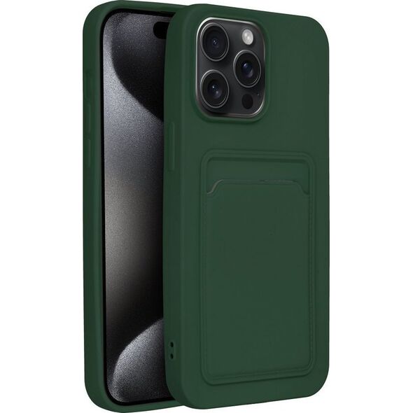 OEM Futerał CARD CASE do IPHONE 15 Pro Max zielony 13844283 5903396211928