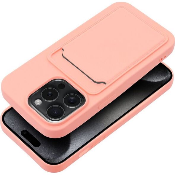 OEM Futerał CARD CASE do IPHONE 15 Pro różowy 13844286 5903396211850