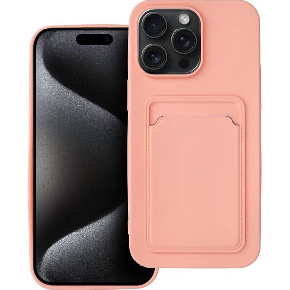 OEM Futerał CARD CASE do IPHONE 15 Pro Max różowy 13844289 5903396211867