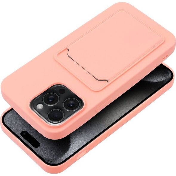 OEM Futerał CARD CASE do IPHONE 15 Pro Max różowy 13844289 5903396211867