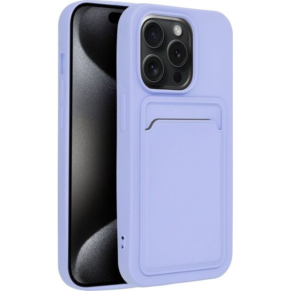 OEM Futerał CARD CASE do IPHONE 15 Pro fioletowy 13844292 5903396211881