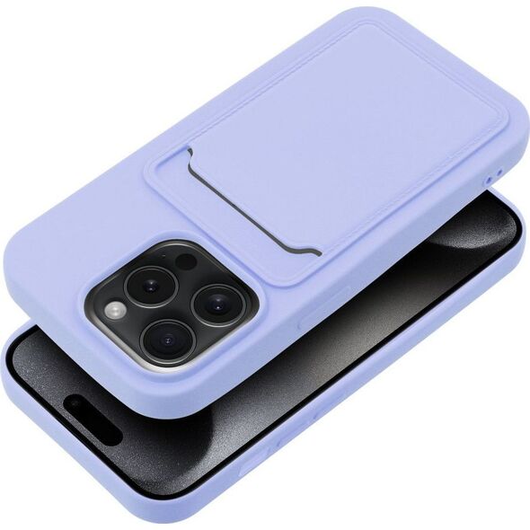 OEM Futerał CARD CASE do IPHONE 15 Pro fioletowy 13844292 5903396211881