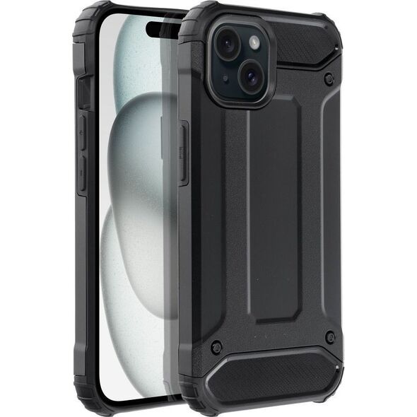 OEM Futerał ARMOR do IPHONE 15 czarny 13844296 5903396212031