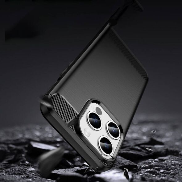OEM Futerał CARBON do IPHONE 15 Pro Max czarny 13844302 5903396212017