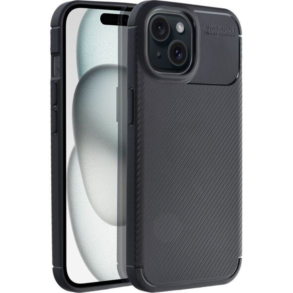OEM Futerał CARBON PREMIUM do IPHONE 15 czarny 13844307 5903396212079