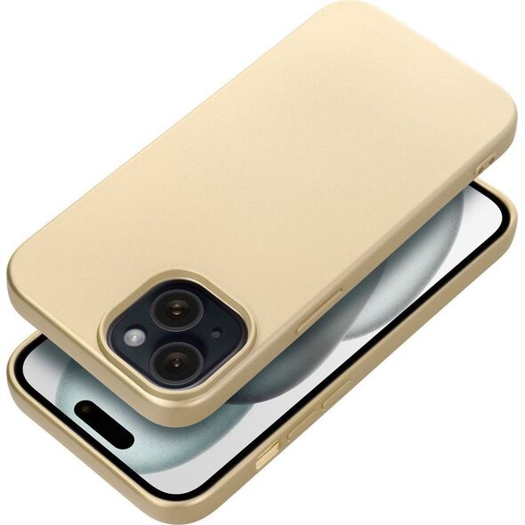 OEM Futerał METALLIC do IPHONE 15 złoty 13844356 5903396213243