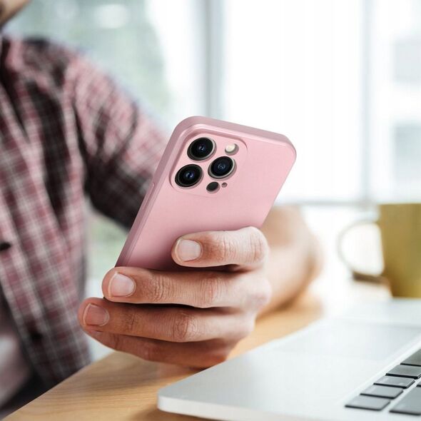 OEM Futerał METALLIC do IPHONE 15 różowy 13844364 5903396213236