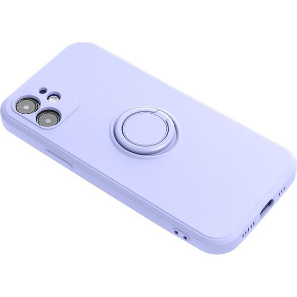 OEM Futerał SILICONE RING do IPHONE 15 Pro Max fioletowy 13844384 5903396214011