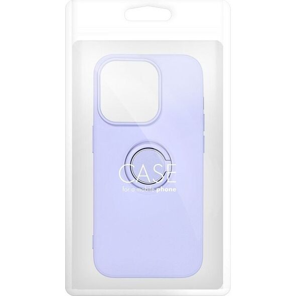 OEM Futerał SILICONE RING do IPHONE 15 Pro Max fioletowy 13844384 5903396214011