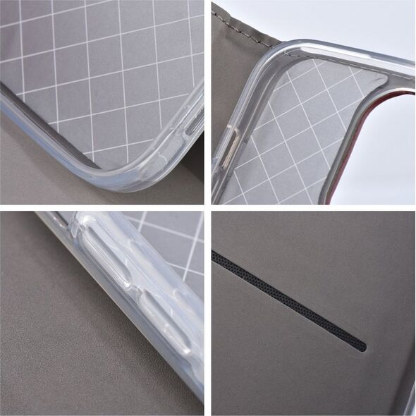 OEM Kabura SMART MAGNETO do IPHONE 15 Plus burgundowy 13844499 5903396216145