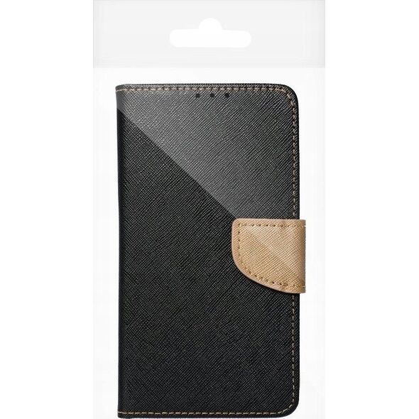 OEM Kabura FANCY Book do IPHONE 15 Pro czarno złoty 13844515 5903396216756