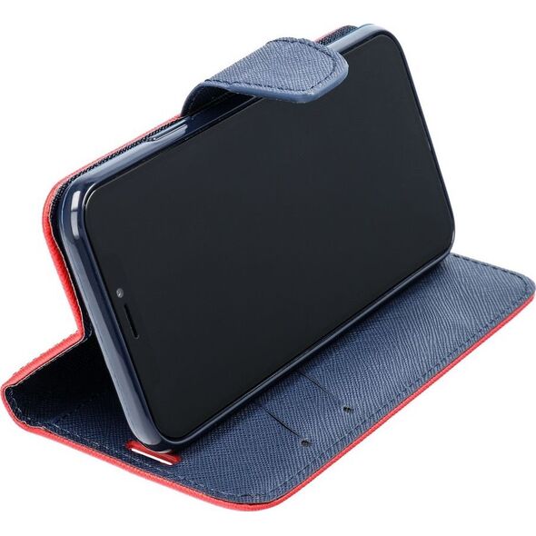 OEM Kabura FANCY Book do IPHONE 15 czerwono granatowy 13844516 5903396216657