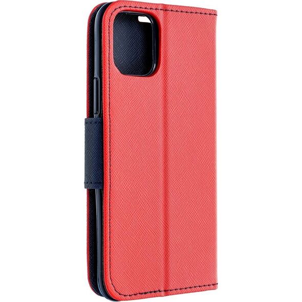 OEM Kabura FANCY Book do IPHONE 15 czerwono granatowy 13844516 5903396216657