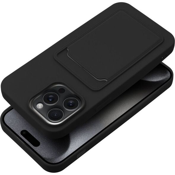 OEM Futerał CARD CASE do IPHONE 15 Pro Max czarny 13844534 5903396217326