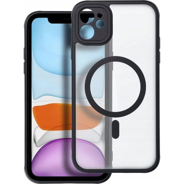 OEM Futerał FULL MATTE MAG COVER kompatybilny z MagSafe do IPHONE 11 czarny 13844546 5903396218408
