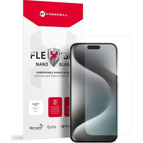ForCell Forcell Flexible Nano Glass - szkło hybrydowe do iPhone 15 Pro Max 13844556 5903396218811