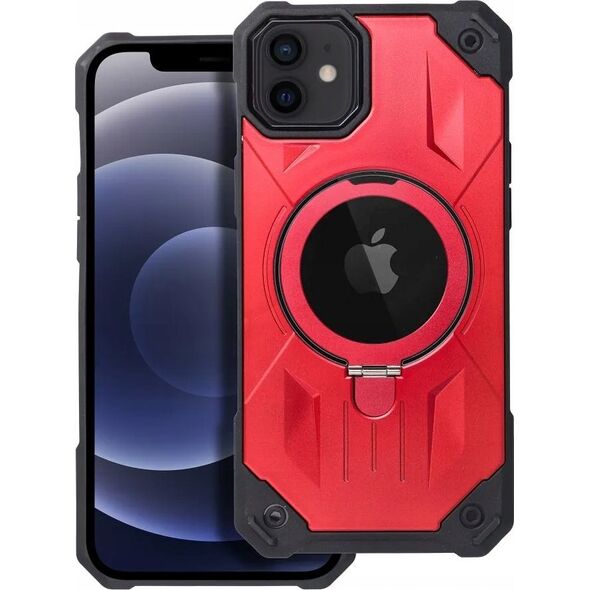 OEM Futerał ARMOR MAG COVER kompatybilny z MagSafe do IPHONE 12 / 12 Pro czerwony 13844584 5903396219252