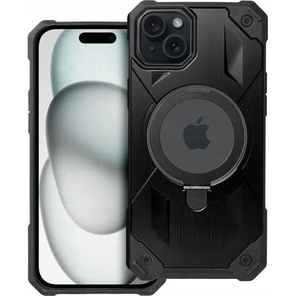 OEM Futerał ARMOR MAG COVER kompatybilny z MagSafe do IPHONE 15 Plus czarny 13844596 5903396219467