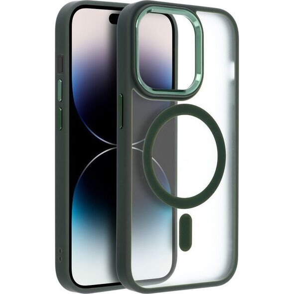 OEM Futerał MATTE MAG COVER kompatybilny z MagSafe do IPHONE 15 Plus zielony 13844615 5903396220401