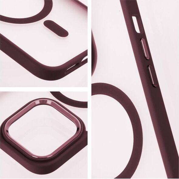 OEM Futerał MATTE MAG COVER kompatybilny z MagSafe do IPHONE 15 Pro czerwony 13844638 5903396221255