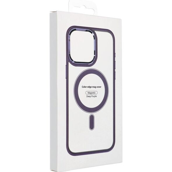 OEM Futerał COLOR EDGE MAG COVER kompatybilny z MagSafe do IPHONE 15 Pro fioletowy 13844639 5903396221477
