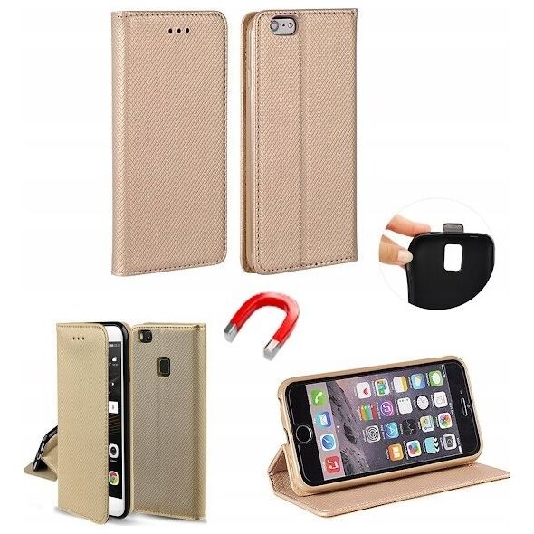 OEM Kabura SMART CASE Book do MOTOROLA G14 złoty 13844802 5903396226601