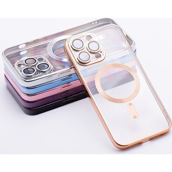 OEM Futerał ELECTRO MAG COVER kompatybilny z MagSafe do IPHONE 15 Pro złoty 13844886 5903396228155