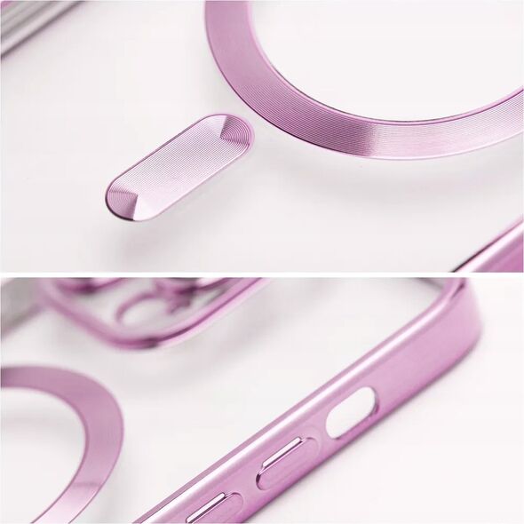 OEM Futerał ELECTRO MAG COVER kompatybilny z MagSafe do IPHONE 15 Pro złoty róż 13844887 5903396228162