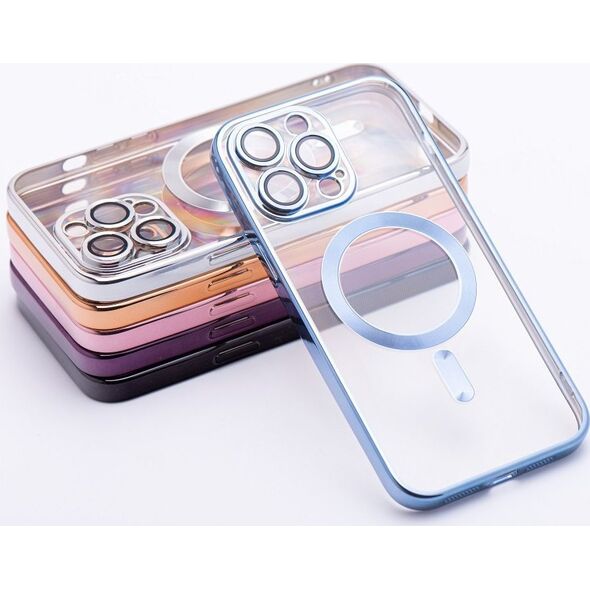 OEM Futerał ELECTRO MAG COVER kompatybilny z MagSafe do IPHONE 15 niebieski 13844895 5903396228124