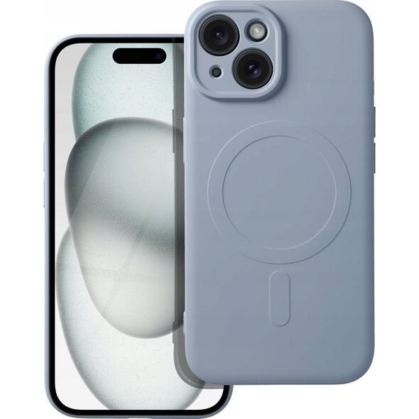 OEM Futerał SILICONE MAG COVER kompatybilny z MagSafe do IPHONE 15 jasny niebieski 13844924 5903396229077