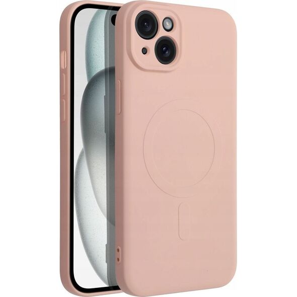 OEM Futerał SILICONE MAG COVER kompatybilny z MagSafe do IPHONE 15 Plus różowy 13844926 5903396229107