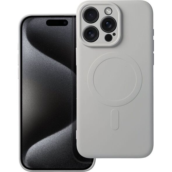 OEM Futerał SILICONE MAG COVER kompatybilny z MagSafe do IPHONE 15 Pro Max tytanowy 13844927 5903396228940