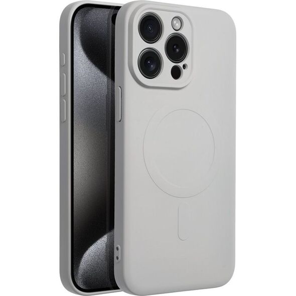 OEM Futerał SILICONE MAG COVER kompatybilny z MagSafe do IPHONE 15 Pro Max tytanowy 13844927 5903396228940